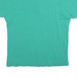 LACOSTE Mens Green Short Sleeve Plain Polo Shirt M Cotton Blend Classic