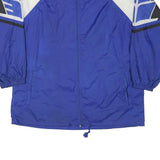 ERIMA Mens Blue Geometric Track Jacket XL Polyester Blend Zip