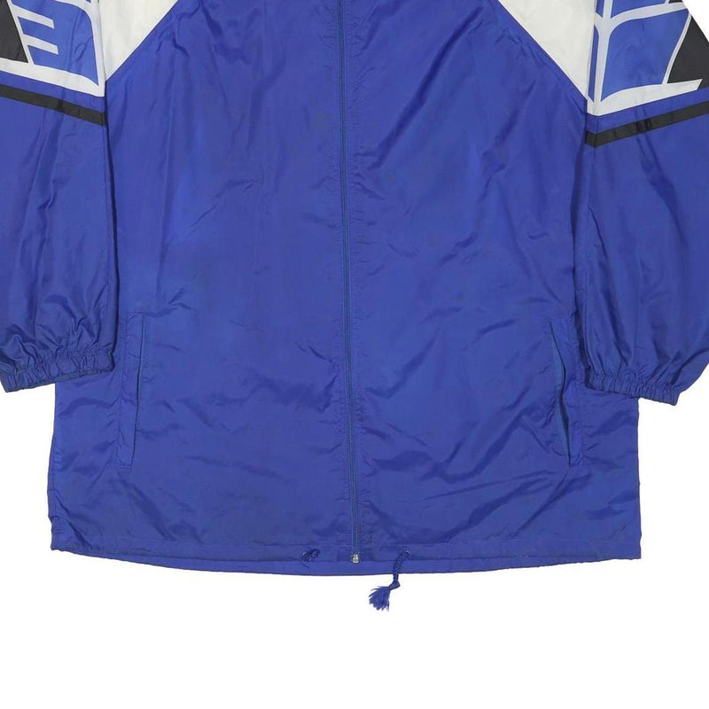 ERIMA Mens Blue Geometric Track Jacket XL Polyester Blend Zip