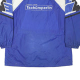 ERIMA Mens Blue Geometric Track Jacket XL Polyester Blend Zip