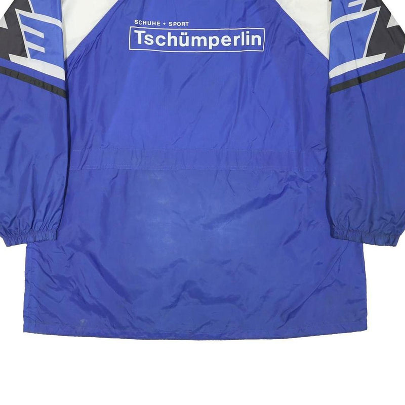 ERIMA Mens Blue Geometric Track Jacket XL Polyester Blend Zip