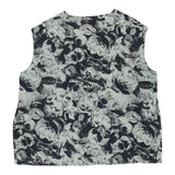 Per Te By Krizia Floral Top - XL Green Silk