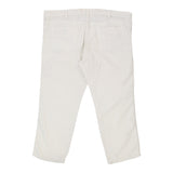Burberry London Trousers - 44W White Cotton