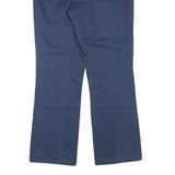 DICKIES Womens Cotton Blend Navy Regular Fit Straight Leg Trousers W34 L31
