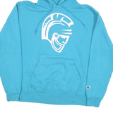 CHAMPION Mens Blue Hoodie M CSU Stanislaus Pullover Cotton Blend