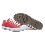 CONVERSE Chuck Taylor All Star Womens Lace-Up Trainers Red Canvas UK 5 Classic