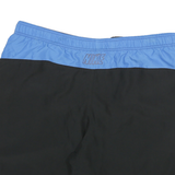 NIKE Mens Shorts Black & Blue Sports Casual XL W36 Polyester Drawstring