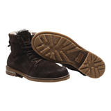 SNEAKY STEVE Lace-Up Boots Brown Leather Mens UK 7