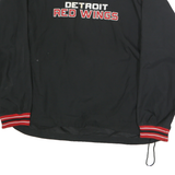CCM Mens Black Detroit Red Wings Crew Neck XL Ice Hockey Sweatshirt