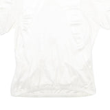 SUGOI Mens White Cycling Jersey L Short Sleeve 1/4 Zip Sports Top