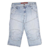 SOUTHERN Mens Shorts Blue Casual Denim M W37 Cotton Relaxed Fit