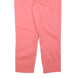 CALVIN KLEIN JEANS Womens Cotton Blend Pink Regular Fit Straight Trousers W32