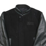 CANADA SPORTSWEAR Mens Black & Dark Green Boss Electric Wool Blend Jacket L