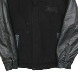 CANADA SPORTSWEAR Mens Black & Dark Green Boss Electric Wool Blend Jacket L