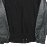 CANADA SPORTSWEAR Mens Black & Dark Green Boss Electric Wool Blend Jacket L