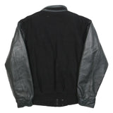 CANADA SPORTSWEAR Mens Black & Dark Green Boss Electric Wool Blend Jacket L