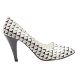 GOBY Pump Heels White Leather Womens UK 7