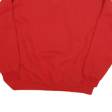 LEE Mens Red Fresno State Crew Neck XL Bulldogs Cotton Sweatshirt