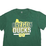 J. AMERICA Mens Green Oregon Ducks Graphic T-Shirt 2XL Short Sleeve Crew Neck