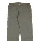 SHERPA Mens Cotton Blend Beige Regular Fit Straight Trousers W34 L32 Outdoor