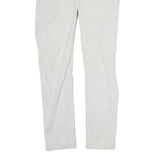 CALVIN KLEIN JEANS Womens Cotton Blend White Slim Skinny Trousers W28 L27