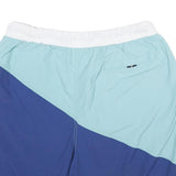 NAUTICA Mens Shorts Blue & White Colourblock Casual L W32 Swimwear