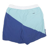 NAUTICA Mens Shorts Blue & White Colourblock Casual L W32 Swimwear