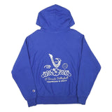 CHAMPION Mens Blue El Dorado Volleyball Pullover Hoodie M
