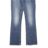 VIGOSS Womens Jeans Blue Slim Straight Denim Medium W28 L31 Stylish Detailed