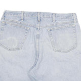 WRANGLER Womens Light Blue Casual Denim Shorts 2XL W36 Classic Fit Cotton Blend
