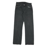 LEVI'S 501 Mens Jeans Black Regular Straight Denim Raw W30 L32 Classic Button