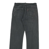 LEVI'S 501 Mens Jeans Black Regular Straight Denim Raw W30 L32 Classic Button