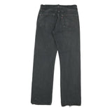 LEVI'S 501 Mens Jeans Black Regular Straight Denim Raw W30 L32 Classic Button