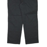 DICKIES Mens Black Regular Fit Straight Leg Cotton Blend Trousers W38 L29