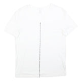 ESCADA SPORT Womens White V-Neck Short Sleeve T-Shirt XS Cotton Blend