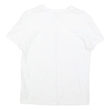 ESCADA SPORT Womens White V-Neck Short Sleeve T-Shirt XS Cotton Blend