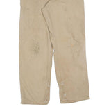 CARHARTT Mens Relaxed Beige Casual Cotton Blend Trousers W33 L30 Utility