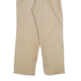 CARHARTT Mens Relaxed Beige Casual Cotton Blend Trousers W33 L30 Utility