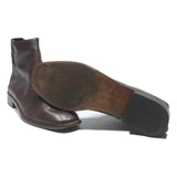 DKNY Womens Brown Leather Ankle Boots UK 6 Classic Zip Side Comfort Casual