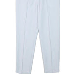 LAVISH ALICE Womens Slim White Trousers W27 L26 Stylish Zip Closure