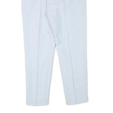 LAVISH ALICE Womens Slim White Trousers W27 L26 Stylish Zip Closure