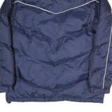 FILA Mens Navy Blue Zip Jacket L Polyester Blend Plain Sportswear Casual