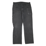 DICKIES Mens Regular Fit Black Denim Jeans W36 L32 Durable Workwear Pants
