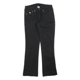 TRUE RELIGION Womens Black Slim Straight Denim Medium W29 L30 Jeans Classic Fit