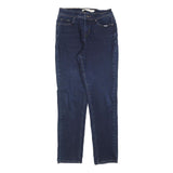 LEVI'S Womens Jeans Blue Slim Tapered Denim Medium W25 L28 Stylish Casual