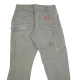 DICKIES Mens Jeans Grey Regular Straight Denim Good Condition W34 L31 Workwear