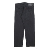 LEVI'S 501 Mens Jeans Black Regular Straight Denim Medium W34 L27 Classic Button