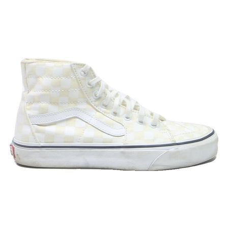 VANS Sk8-Hi Womens High Top Trainers White Cream Canvas UK 5.5 Classic Street