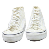 VANS Sk8-Hi Womens High Top Trainers White Cream Canvas UK 5.5 Classic Street