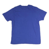 MAJESTIC Mens Blue Royals Cotton T-Shirt XL Crew Neck Short Sleeve MLB Authentic